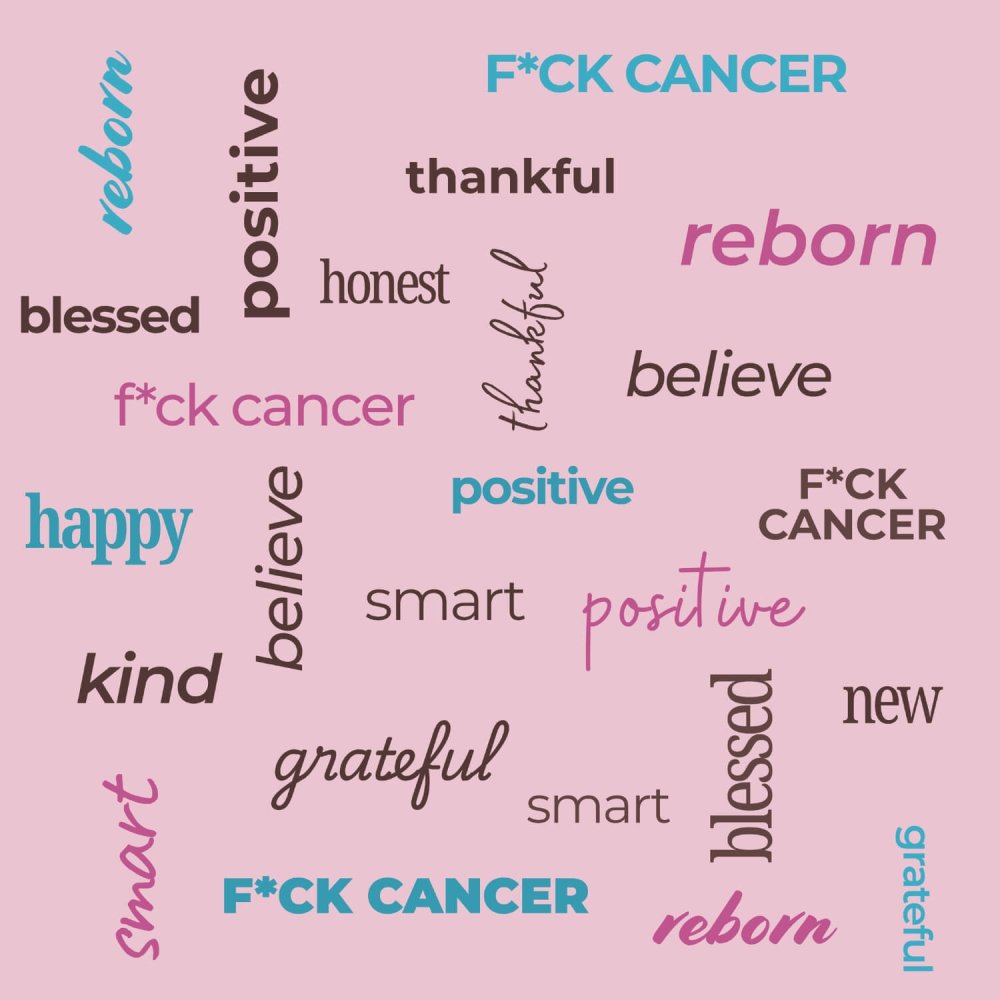 Detail vzoru F*ck Cancer