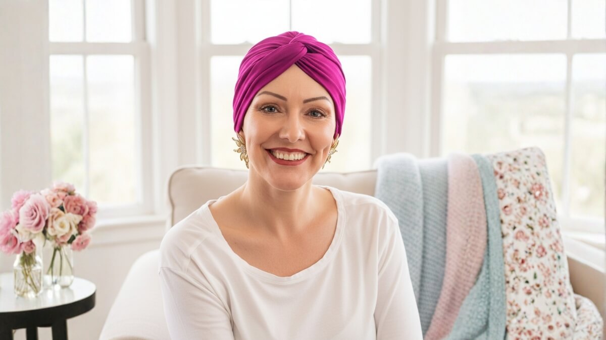 Šatky a turbany po chemoterapii Canaver