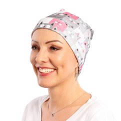 Bavlnená čiapka po chemoterapii Canaver mačky Lulumiau.