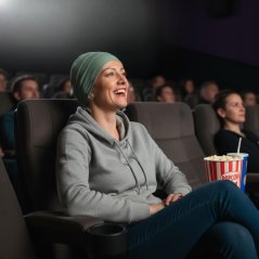 Dámska onko čiapka po chemoterapii Canaver mäta.