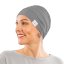 Canaver onko čiapka sivá, bavlnená pokrývka hlavy pre ženy po chemoterapii a alopécii.