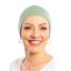 Pokrývka hlavy po chemoterapii na spanie Canaver mätovo zelená. Pokrývka hlavy po chemoterapii na spanie Canaver mätovo zelená.