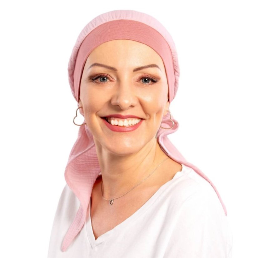 Onko šatko po chemoterapii mušelín Canaver staroružová.