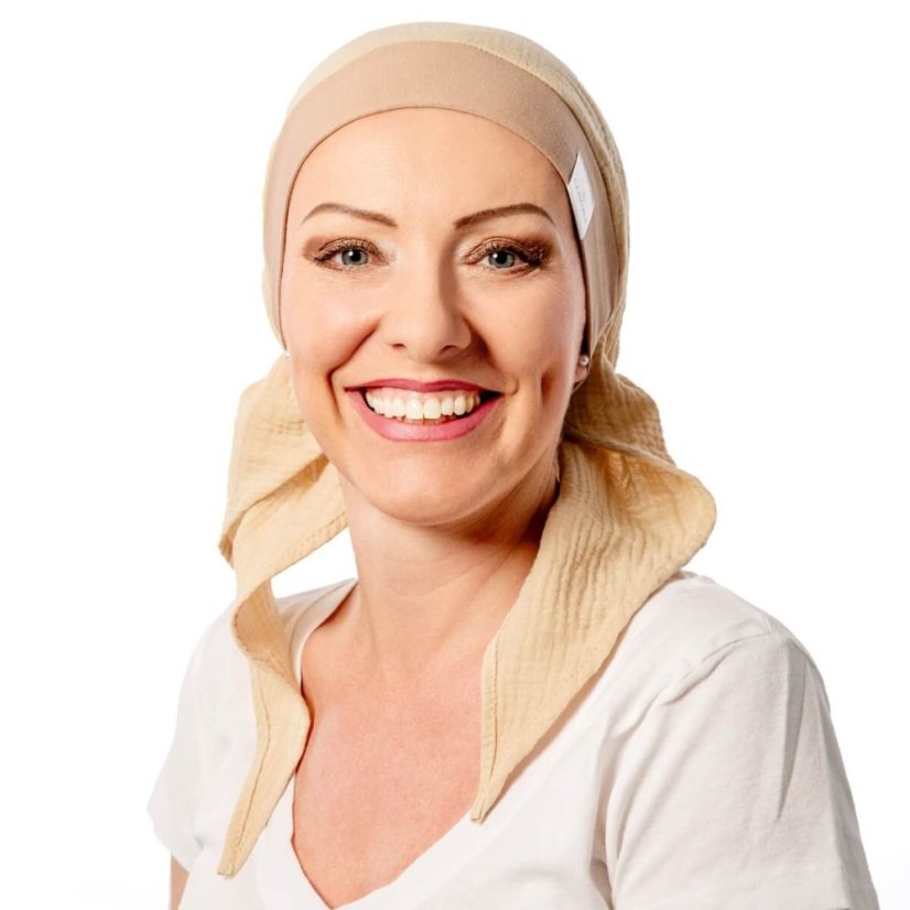 Onko šatko po chemoterapii mušelín Canaver hnedá.