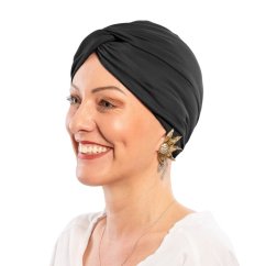 Dámsky onko turban na hlavu Canaver čierny. Dámsky onko turban na hlavu Canaver čierny.
