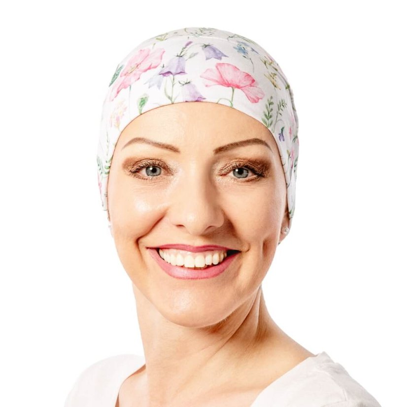 Tenká bavlnená pokrývka hlavy po chemoterapii Canaver.