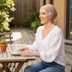 Dámska tenká onko čiapka Canaver Ave hnedá.