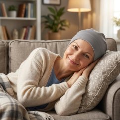 Jemná bavlnená čiapka na spanie Canaver Luvis sivá. Vychutnaj si dokonalý oddych v pohodlí.