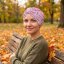Bavlnený turban Canaver Belora F*ck Cancer ružový.
