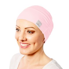 Tenká bavlnená čiapka pre onkologické pacientky po chemoterapii Canaver. Čiapka na alopéciu. Ružová farba. Tenká bavlnená čiapka pre onkologické pacientky po chemoterapii Canaver. Čiapka na alopéciu. Ružová farba.