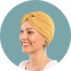 Turbany po chemoterapii.