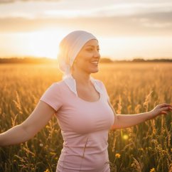 Dámska šatka po chemoterapii Canaver mušelínová biela.