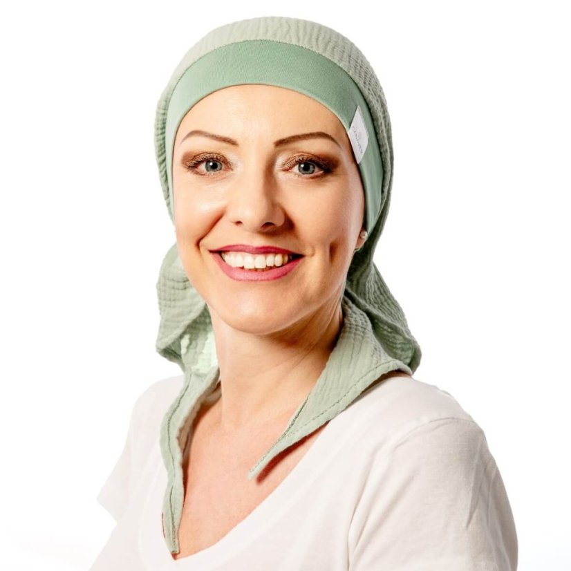 Onko šatko po chemoterapii mušelín Canaver mätová.